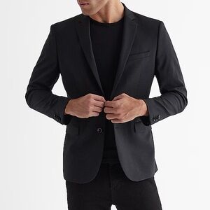 Express Men’s Slim Fit Blazer (Black)